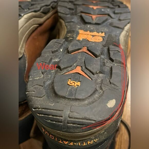 Men’s Timberland Pro Series Work Boots Brn 13W - Picture 9 of 15